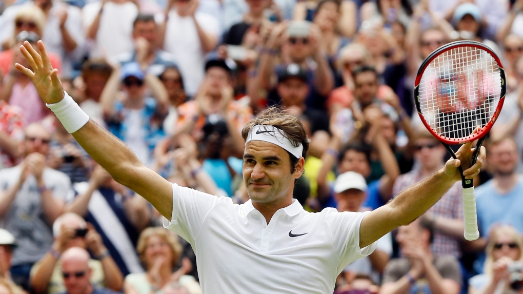 Roger Federer at Wimbledon 2016