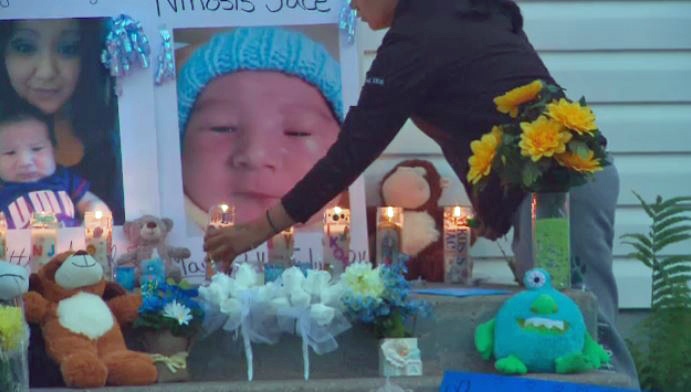 Candlelight vigil for baby killed in Saskatoon