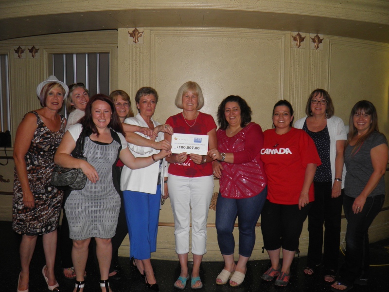 Group from southwestern Ontario win $100,000 through ENCORE.
(Photo submitted by OLG)