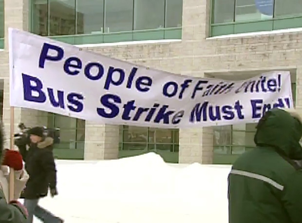 Religious groups have joined the call to end the 48-day public transit strike in the capital.