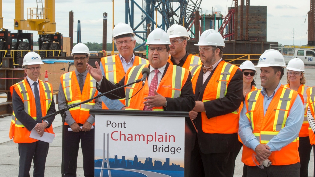 Denis Coderre speaks about new Champlain Bridge