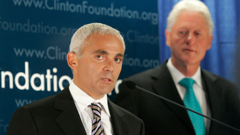Frank Giustra and Bill Clinton