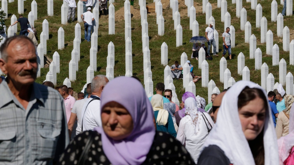 21st anniversary of Srebrenica massacre 