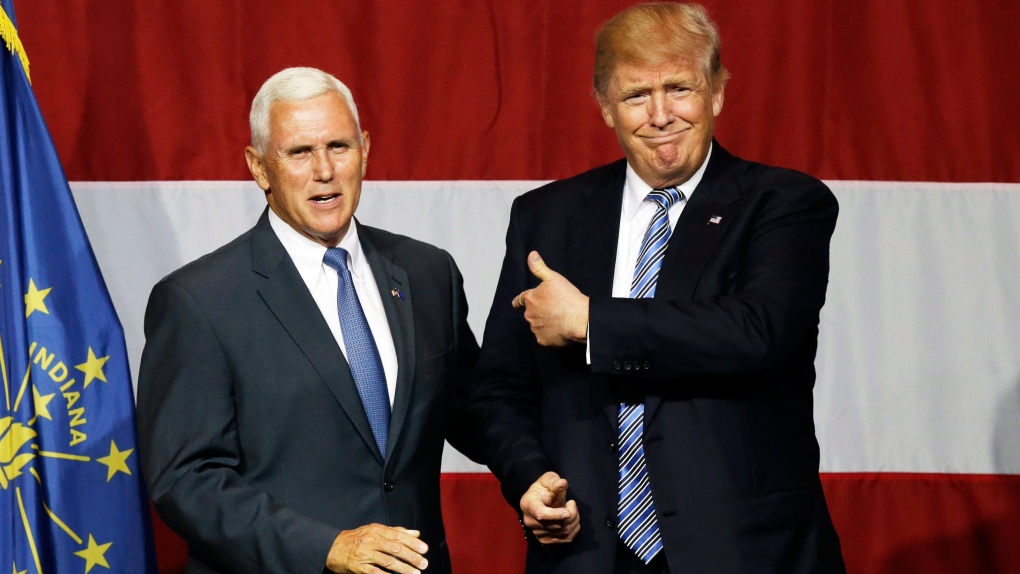 Pence and Trump
