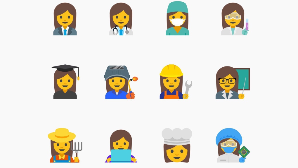 Female emojis