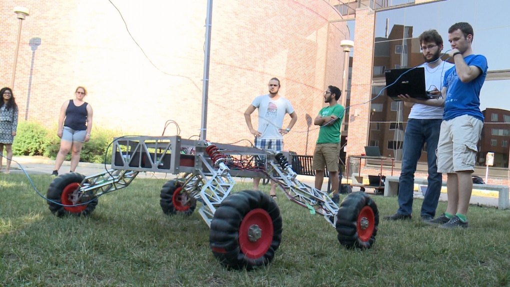 Carleton’s Planetary Robotics team rover