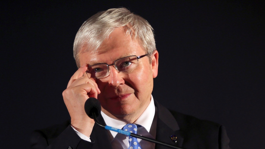 former Australian prime minister Kevin Rudd