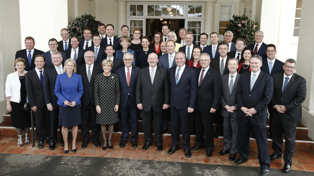 New Australia cabinet sworn in