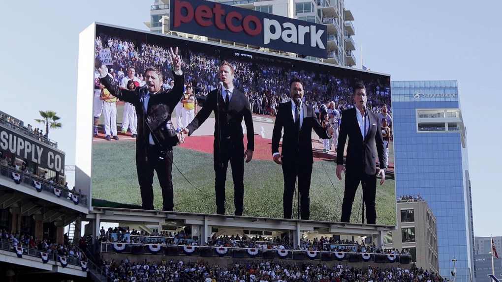 The Tenors perform at the MLB All-Star Game