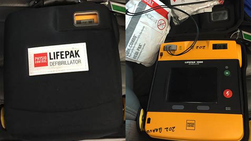 AED stolen from ambulance