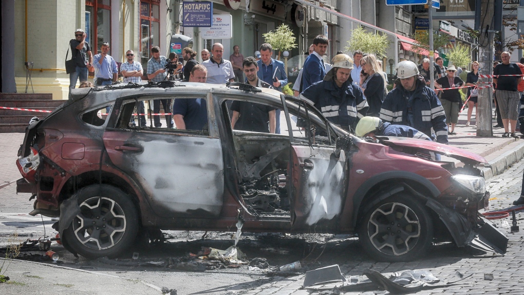 Ukrainian journalist Pavel Sheremet car bomb