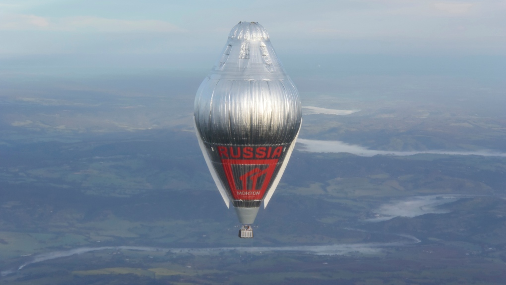 Russian ballon flying around the world 