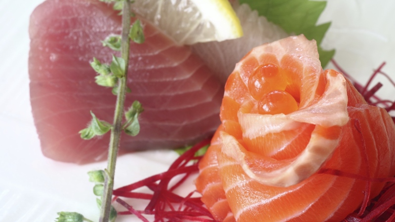 Fatty fish contains Omega 3 – an essential fatty acid (meaning your body can’t make it so you need to get it from food).