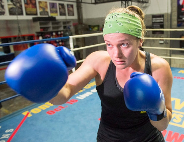 Canadian Olympic Boxing team member Ariane Fortin