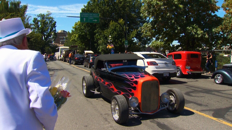 Some 1,110 vintage cars and their owners from all over the world arrived in downtown Victoria for Deuce Days in July 2016: (CTV Vancouver Island)