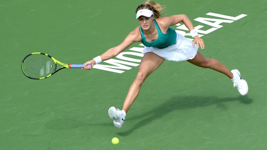 Eugenie Bouchard wins Rogers Cup match