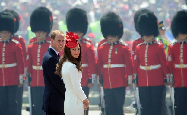 The Duke and the Duchess of Cambridge arrive to take part in Canada Day festivities in Ottawa on July 1, 2011. (THE CANADIAN PRESS/Sean Kilpatrick)