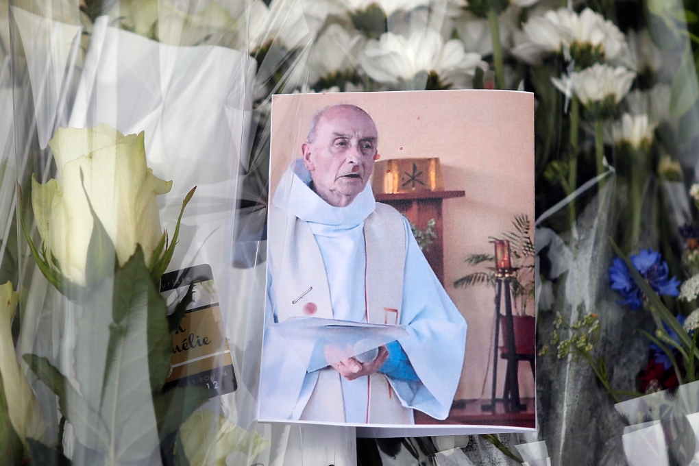 A picture of late Father Jacques Hamel