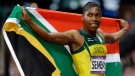 South Africa's Caster Semenya at the 2012 Summer Olympics in London, on Aug. 11, 2012. (Gregorio Borgia / Anja Niedringhaus / AP)