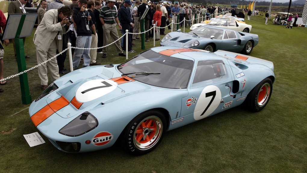 Ford GT40 on display at Pebble Beach