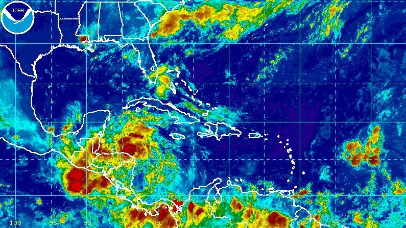 Tropical Storm Earl  satellite image