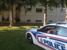 Soot stains the wall of an apartment building were deadly fire occurred on Huron Street in London, Ont, on Thursday, August 4, 2016. (Daryl Newcombe / CTV London)