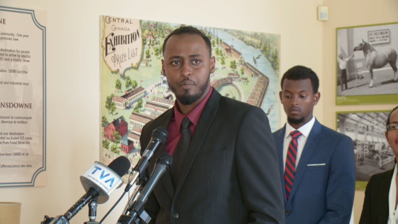 Justice for Abdirahman Coalition at news conference