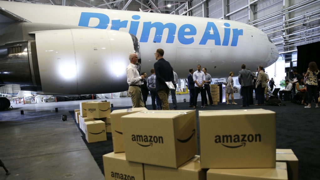 Amazon launches branded cargo plane