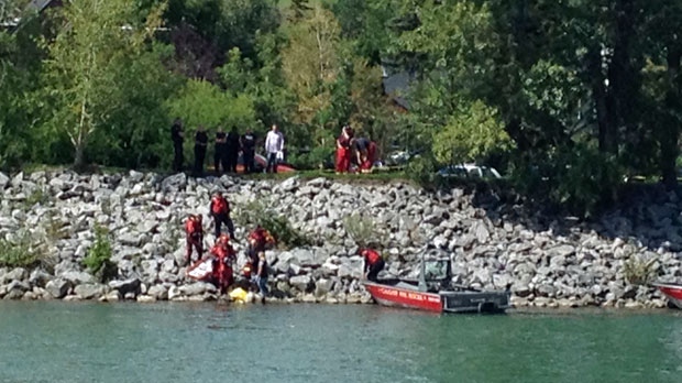CFD Aquatic Team - Body in Bow River