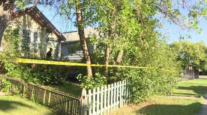 McDonald Street home taped off