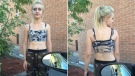 Monica Jean Werthner was wearing this outfit, a midriff-bearing top and jogging pants, when she was kicked off an OC Transpo bus in Ottawa on Sunday, Aug. 7, 2016.