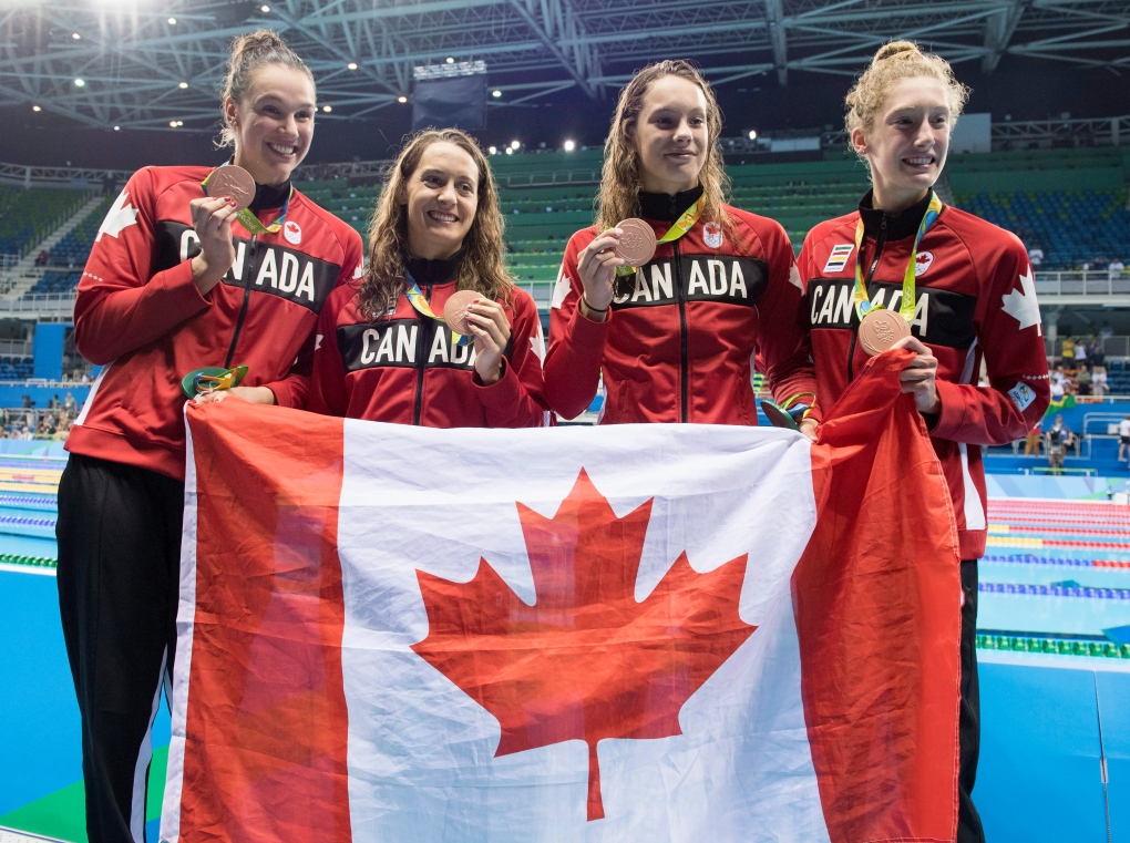 Canadian swim bronze medal winners