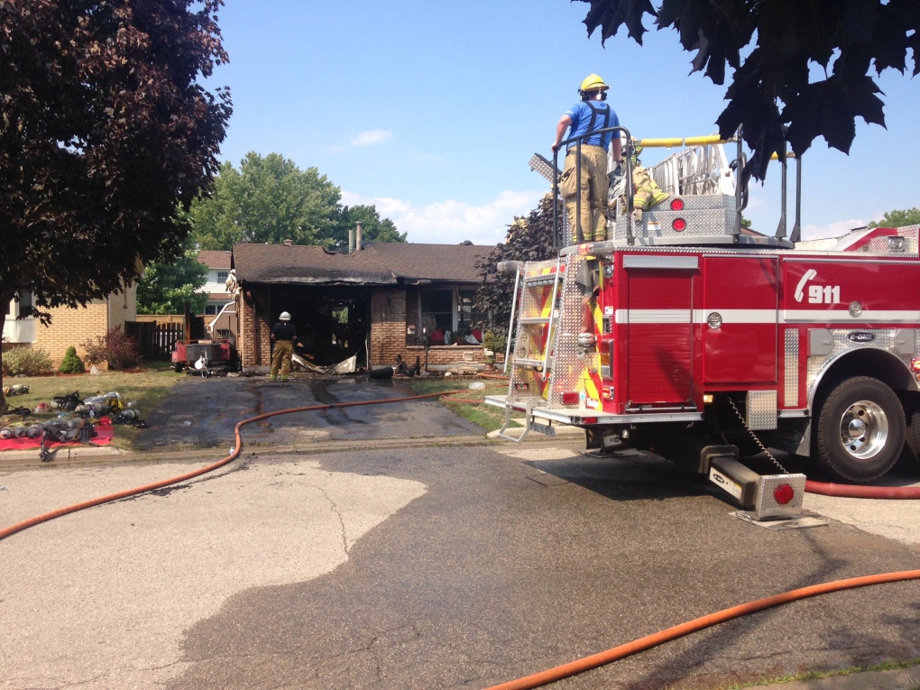 Fire at 7 Crestwood Court