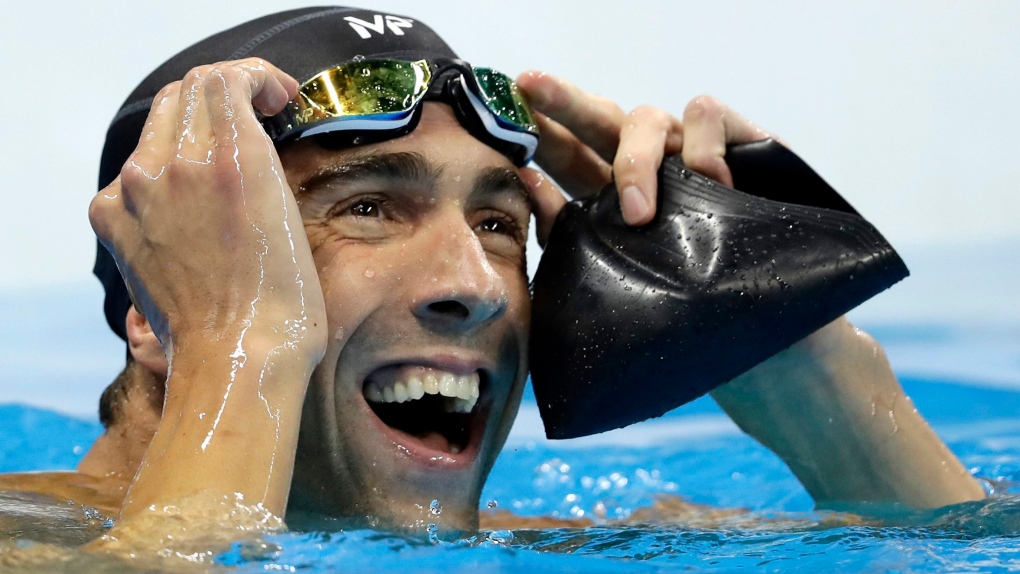 Michael Phelps in Rio, 2016
