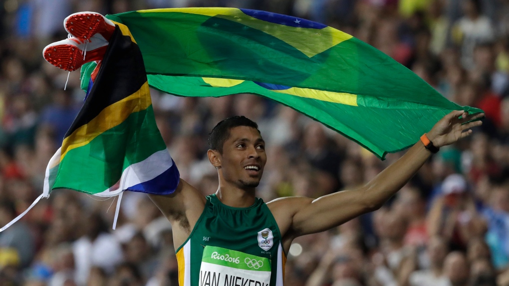 South African runner Wayde Van Niekerk in Rio 2016