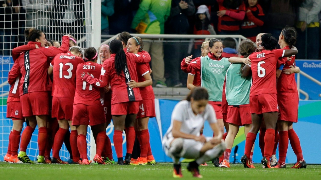Canada women's soccer win quarterfinal in Rio 2016