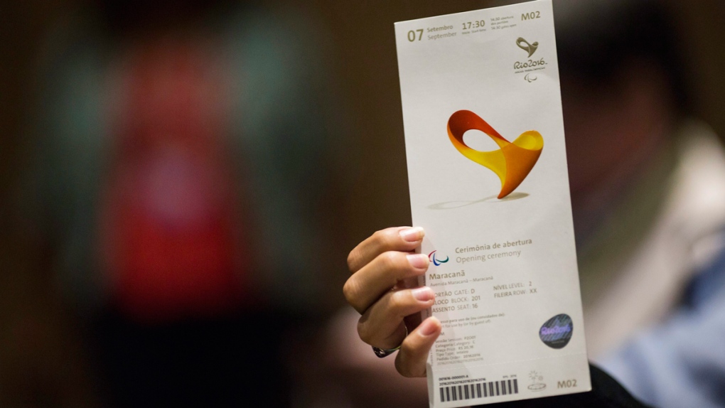 The Olympic ticket design