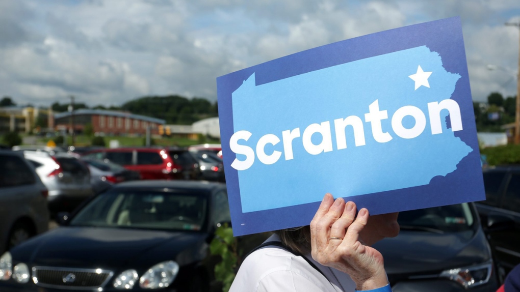 Clinton campaign stop in Scranton, PA.