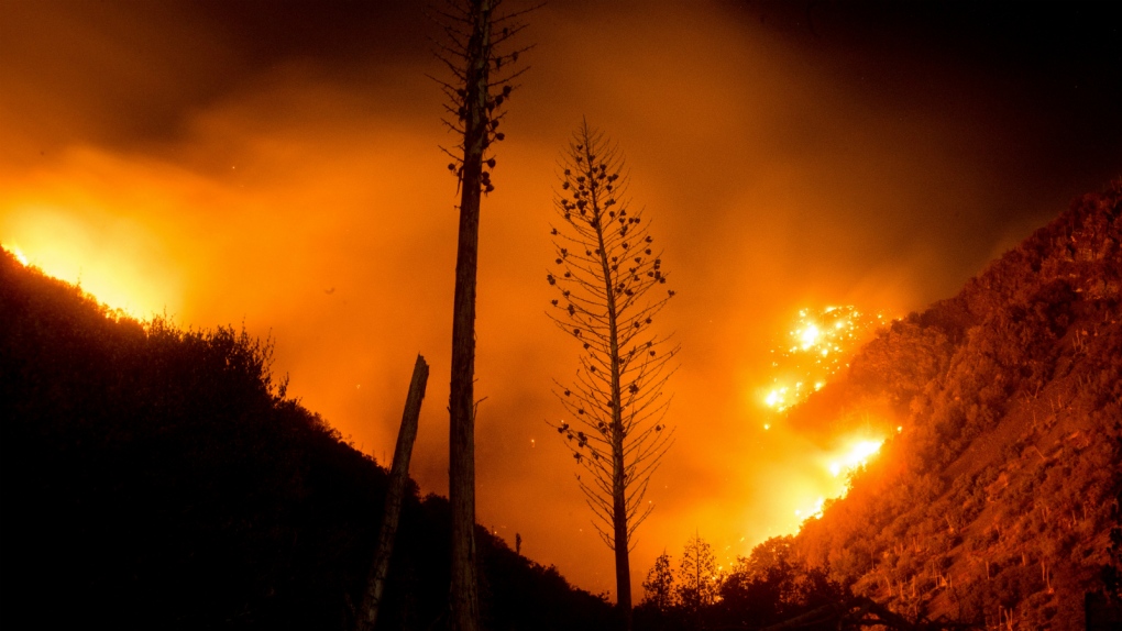 Crews make progress against California wildfire