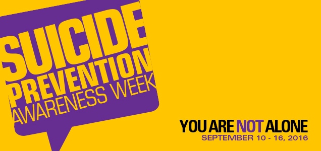 The logo for Suicide Prevention Awareness Week. (Courtesy windsoressex.cmha.ca)