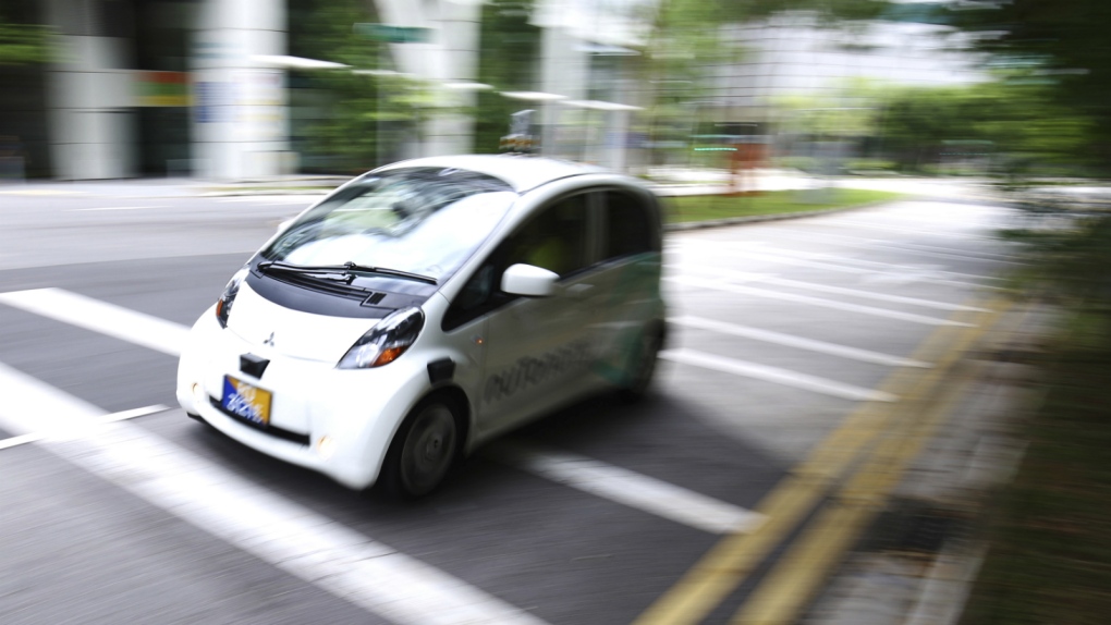 Self-driving taxi debuting in Singapore
