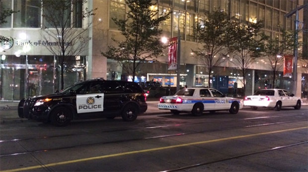 Police investigate bomb threat downtown