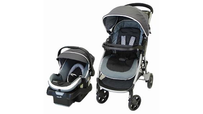 A recalled Safety 1st Step n Go Travel System 