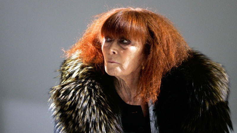 French fashion designer Sonia Rykiel 