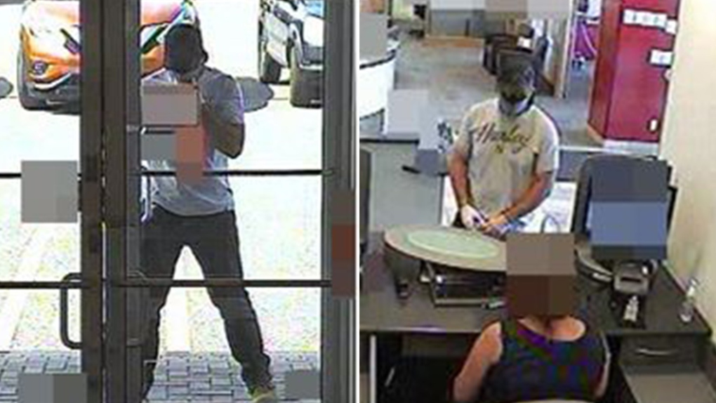 Bank robbery suspect - Riverside south