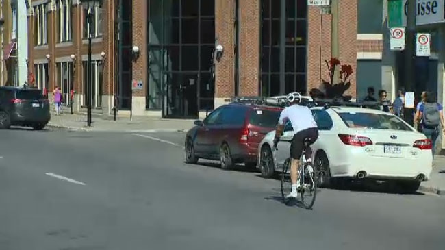 Montreal cyclist