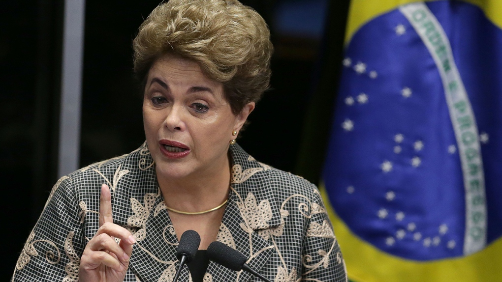 Brazil's suspended President Dilma Rousseff