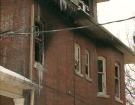 Some of the fire's damage is evident at the Spencer Avenue fire in Parkdale on Wednesday, Feb. 4, 2009.