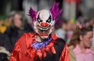In this file photo from 2015, a man dressed as a horror clown is pictured when thousands of revellers dressed in carnival costumes celebrate the start of the street-carnival in Cologne, Germany, Thursday, Feb. 12, 2015. (AP Photo/Martin Meissner)