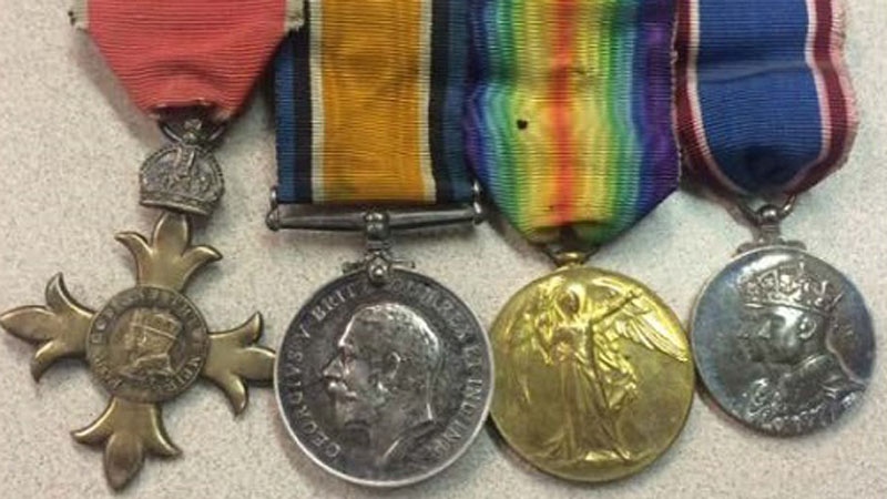 War medals found in Agassiz